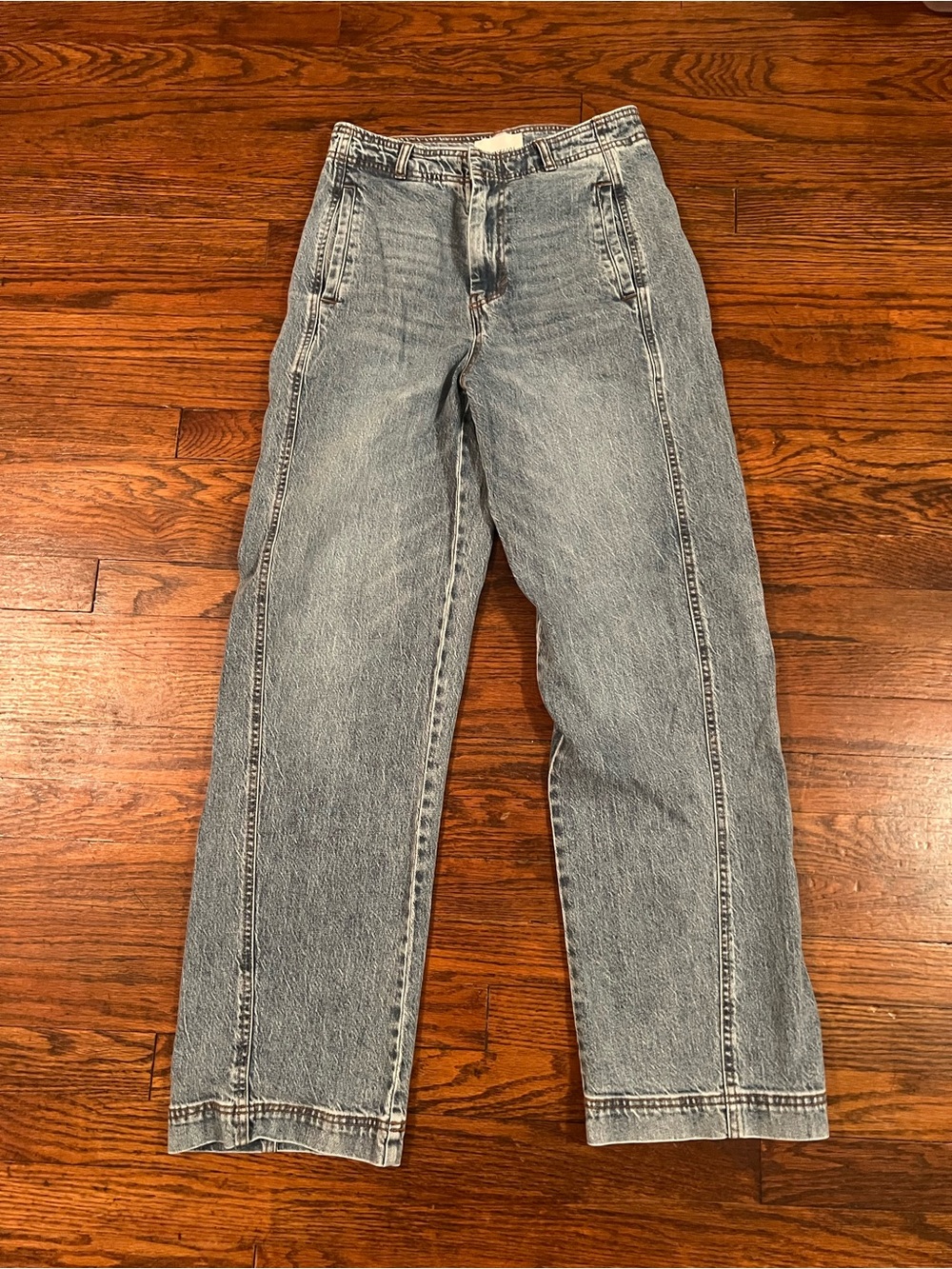 Habitual High-Rise Side Panel Jeans, Size 27